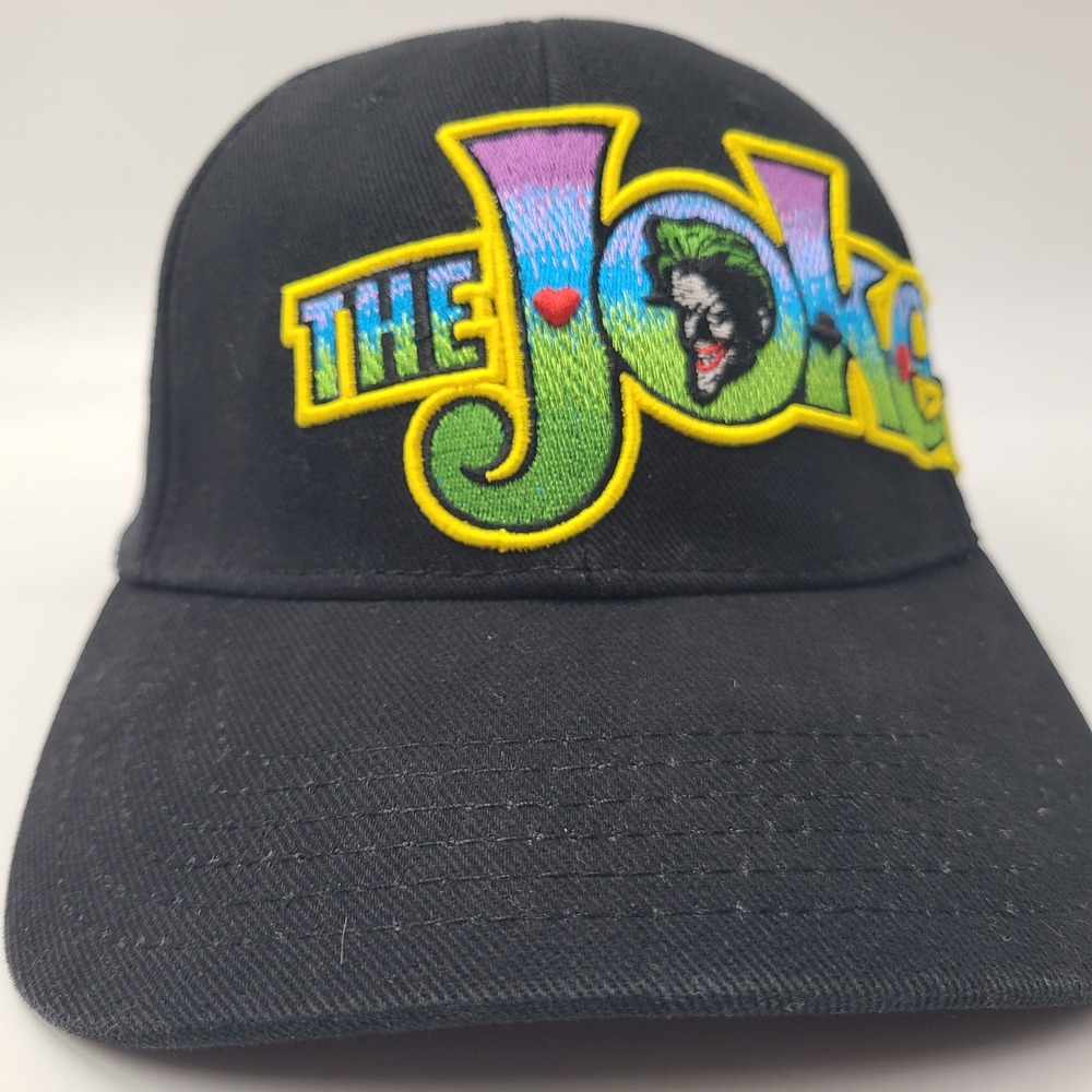 The Joker Hat Snapback DC Comics Black Movie Villain Cartoon Casual Cotton Men - Picture 3 of 13